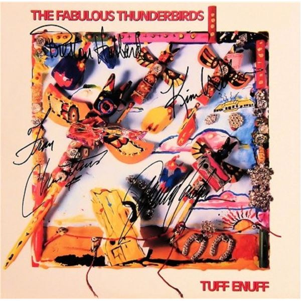 The Fabulous Thunderbirds signed Tuff Enuff album