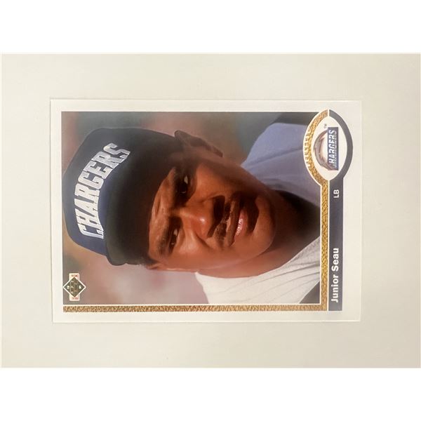 San Diego Chargers Junior Seau 1991 Upper Deck #343 trading card
