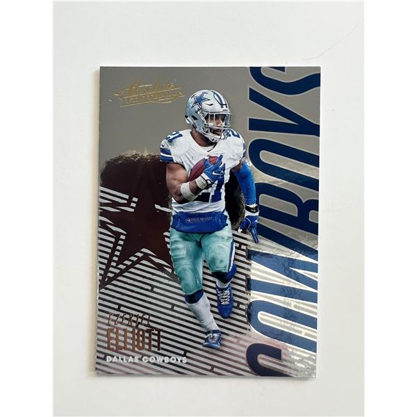 Dallas Cowboys Ezekiel Elliott 2018 Panini Absolute #27 Football Trading Card