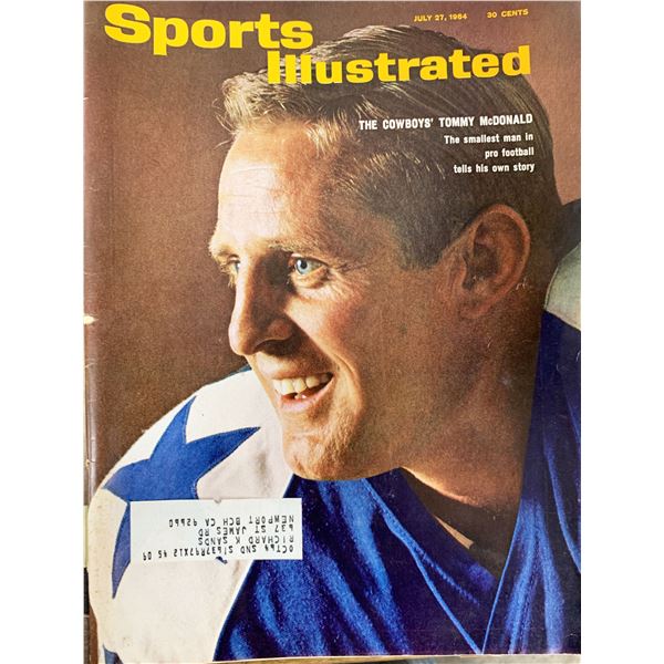 Sports Illustrated  Magazine 1964 Tommy McDonald Issue