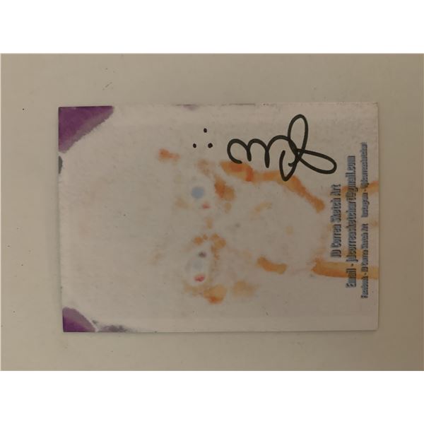 JD Correa hand drawn and signed sketch art