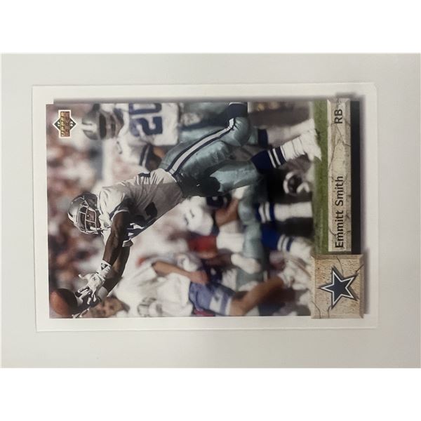 Dallas Cowboys Emmitt Smith 1992 Upper Deck #254 trading card