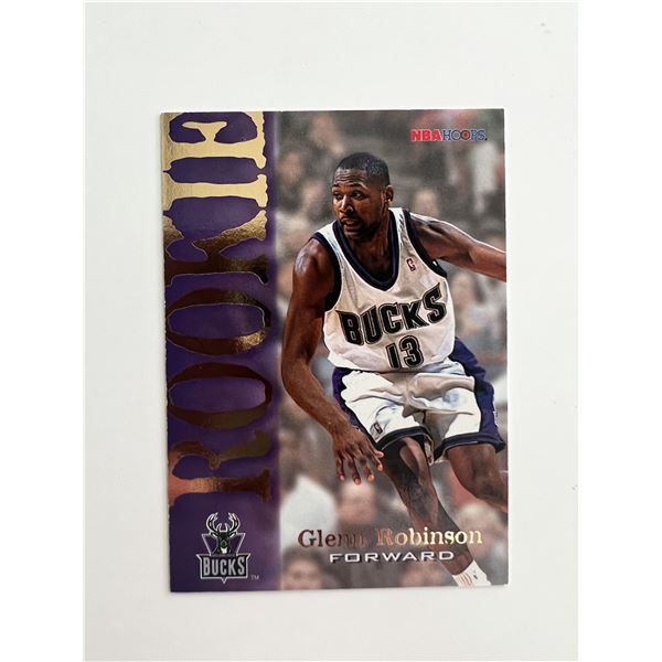 Milwaukee Bucks Glenn Robinson #349 limited edition 1995 Panini trading card