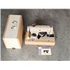 Image 1 : VINTAGE SEARS MODEL 50 SEWING MACHINE WITH BOBINS