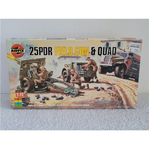 AIRFIX 25 PDR FIELD FUN & QUAD MODEL KIT