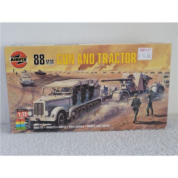 AIRFIX 88MM GUN AND TRACTOR MODEL KIT