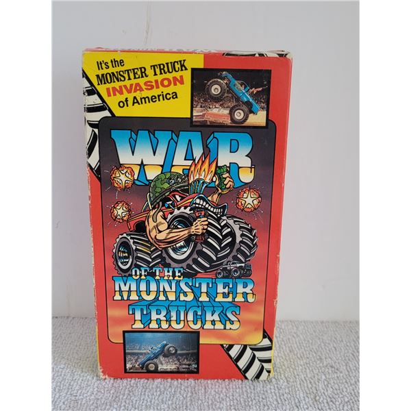 WAR OF THE MONSTER TRUCKS VHS