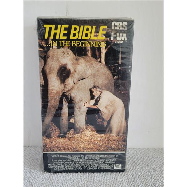 THE BIBLE IN THE BEGINNING VHS