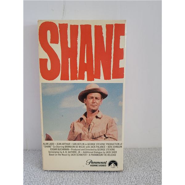 SHANE VHS