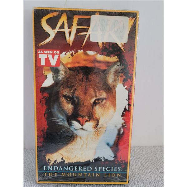 SAFARI ENDANGERED SPECIES VHS