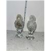 Image 1 : CYRSTAL SALT AND PEPPER SHAKER SET