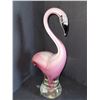 Image 1 : HAND BLOWN GLASS FLAMINGO (PINK)