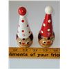 Image 1 : WOODEN CLOWN SALT AND PEPPER SET