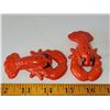 Image 2 : SUPER CUTE LOBSTER SALT AND PEPPER SHAKER SET