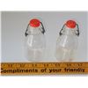 Image 1 : PAIR OF PLASTIC MILK JUGS SALT AND PEPPER SHAKER SET