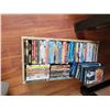 Image 1 : LONG WOODENBOX FULL OF DVD'S