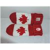 Image 1 : HUDSON BAY CANADA MAPLE LEAF MITTENS