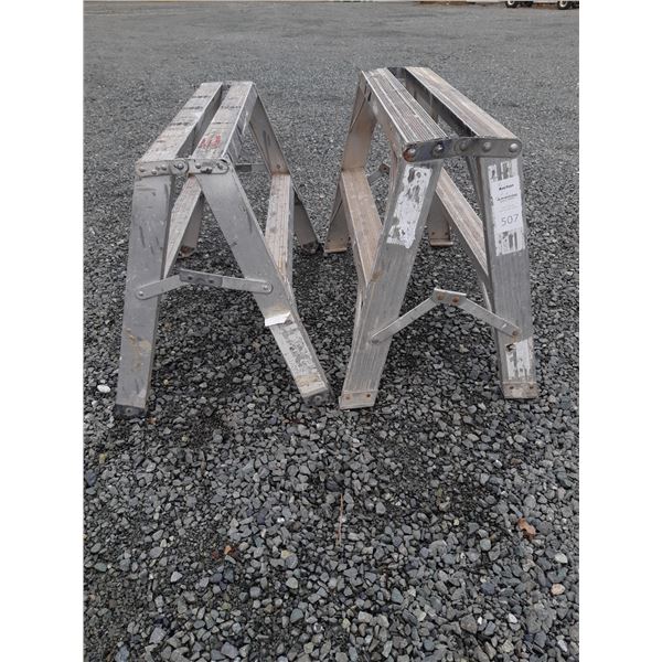 Pair of Saw Horses Cat C