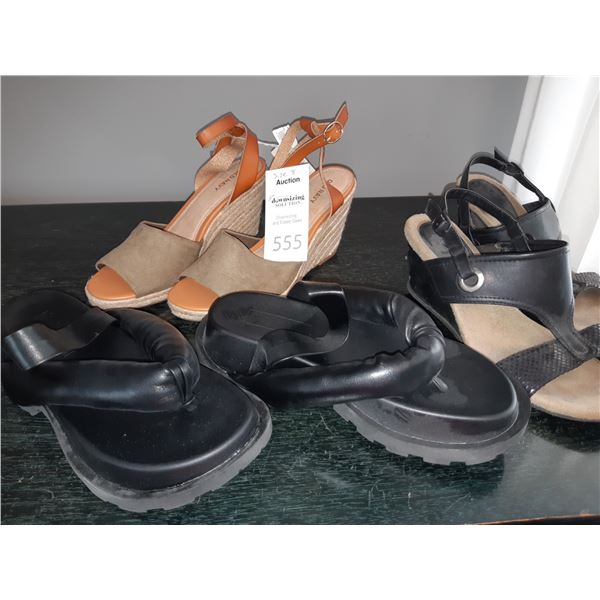 3 Pairs of Sandles Cat A