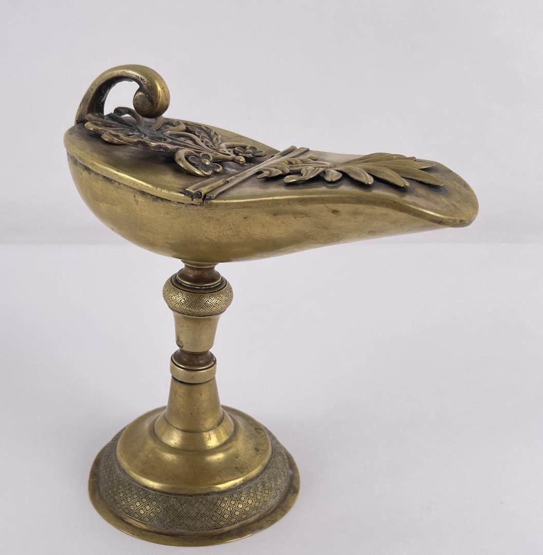 Antique Religious Church Incense Boat Burner