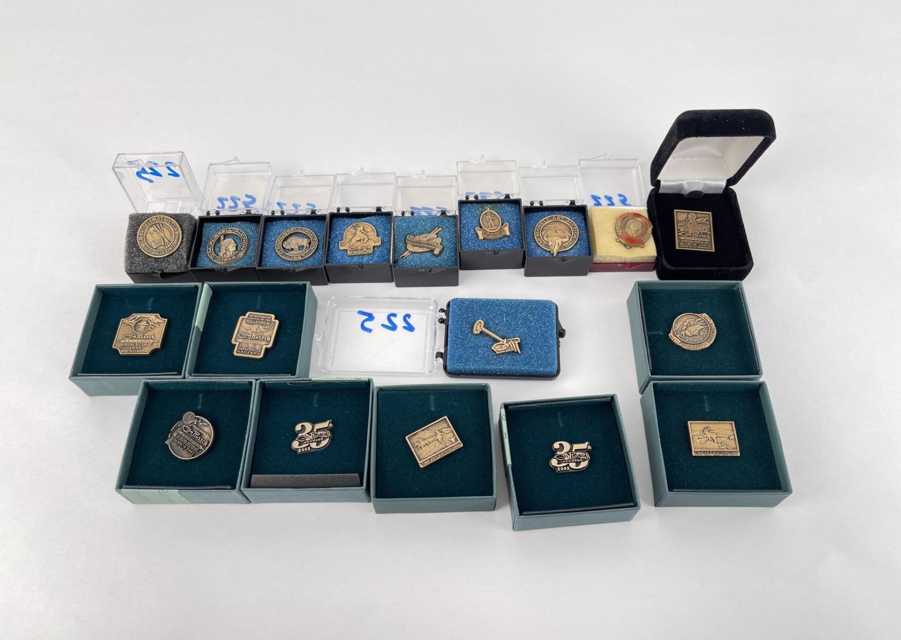 Montana Charles CM Russell Art Auction Pins