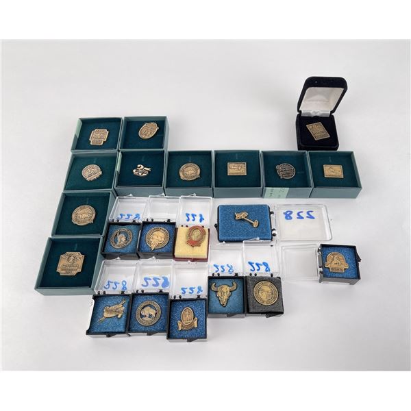 Montana Charles CM Russell Art Auction Pins