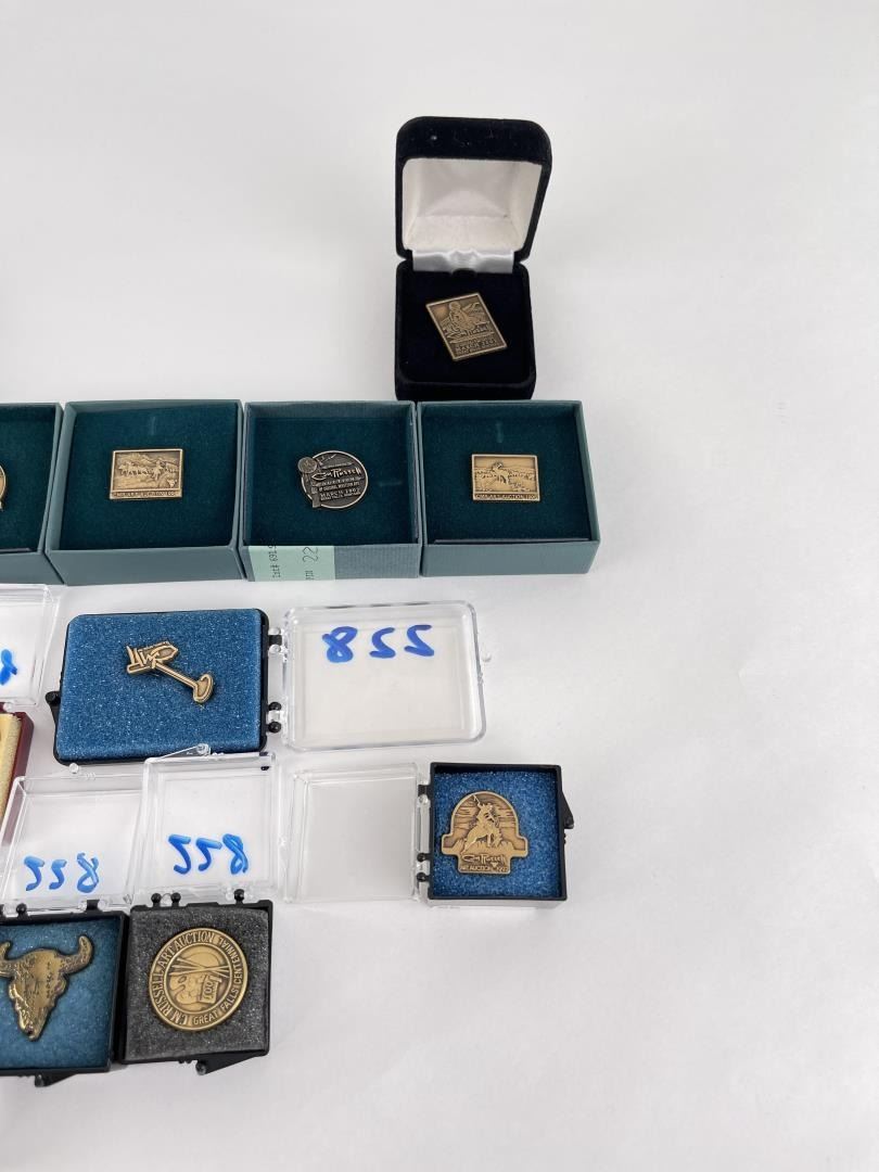 Montana Charles CM Russell Art Auction Pins