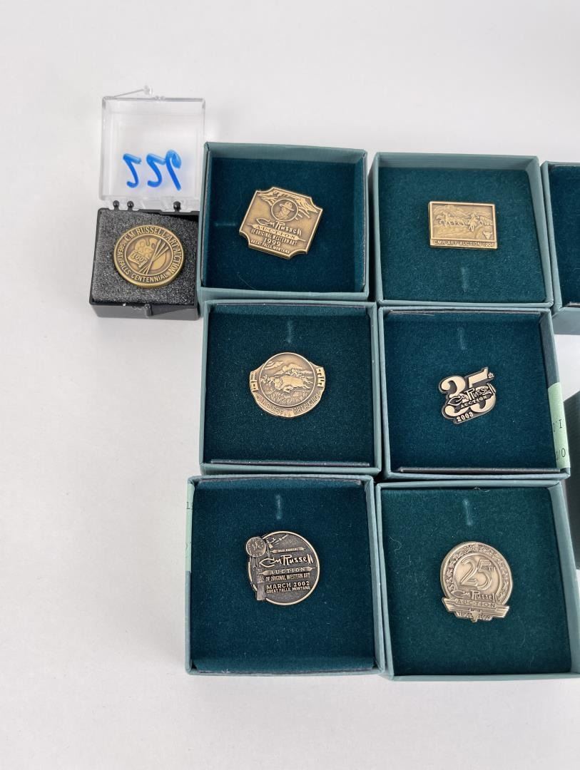 Montana Charles CM Russell Art Auction Pins