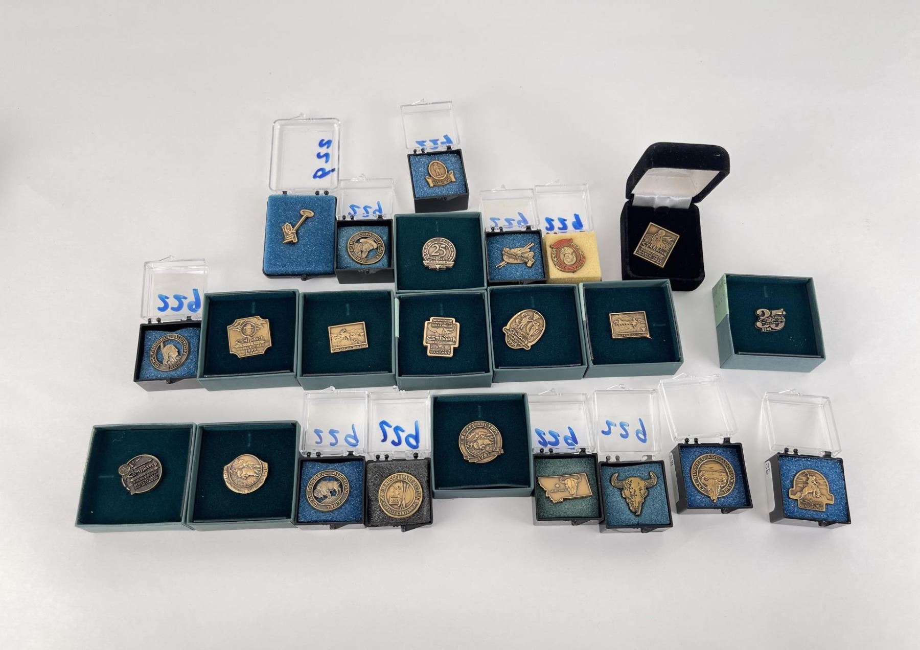 Montana Charles CM Russell Art Auction Pins