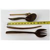 Image 9 : Group of Hawaiian Coconut Serving Utensils
