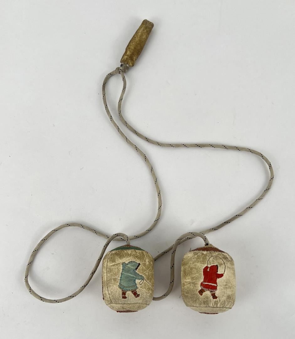 Double Ball Inuit Alaskan Eskimo Inuit Hunting Bolas