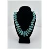 Image 1 : Kingman Turquoise Silver Bench Bead Necklace