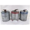 Image 5 : Collection of Antique Galvanized Fuel Cans