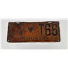 Image 1 : 1938 Montana License Plate