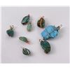 Image 3 : Turquoise and Howlite Necklace Pendants