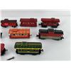 Image 6 : Group of Marx Tin Toy Train Cars