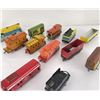 Image 7 : Group of Tin Toy Train Cars