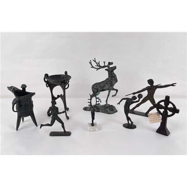 Collection of Bronze Statues