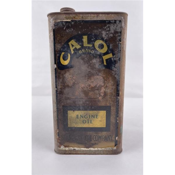 Calol Brand Engine Oil California Can
