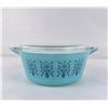 Image 1 : Pyrex Turquoise Saxony Casserole Dish