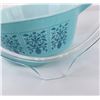 Image 4 : Pyrex Turquoise Saxony Casserole Dish