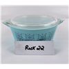 Image 8 : Pyrex Turquoise Saxony Casserole Dish