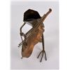 Image 2 : Mid Century Brutalist Frog Musician Sculpture