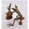 Image 3 : Mid Century Brutalist Frog Musician Sculpture