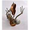 Image 5 : Mid Century Brutalist Frog Musician Sculpture