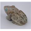 Image 2 : Chris Waatsa Zuni Carved Stone Frog Fetish