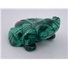 Image 1 : African Malachite Frog Carving