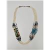 Image 2 : Navajo Indian Rug Pattern Heishi Necklace
