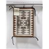Image 2 : Navajo Indian Two Grey Hills Blanket Rug