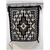 Image 2 : Navajo Indian Two Grey Hills Blanket Rug